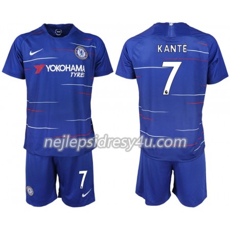 Fotbalový Dres Chelsea KANTE 7 Dětské Domácí 2018/19